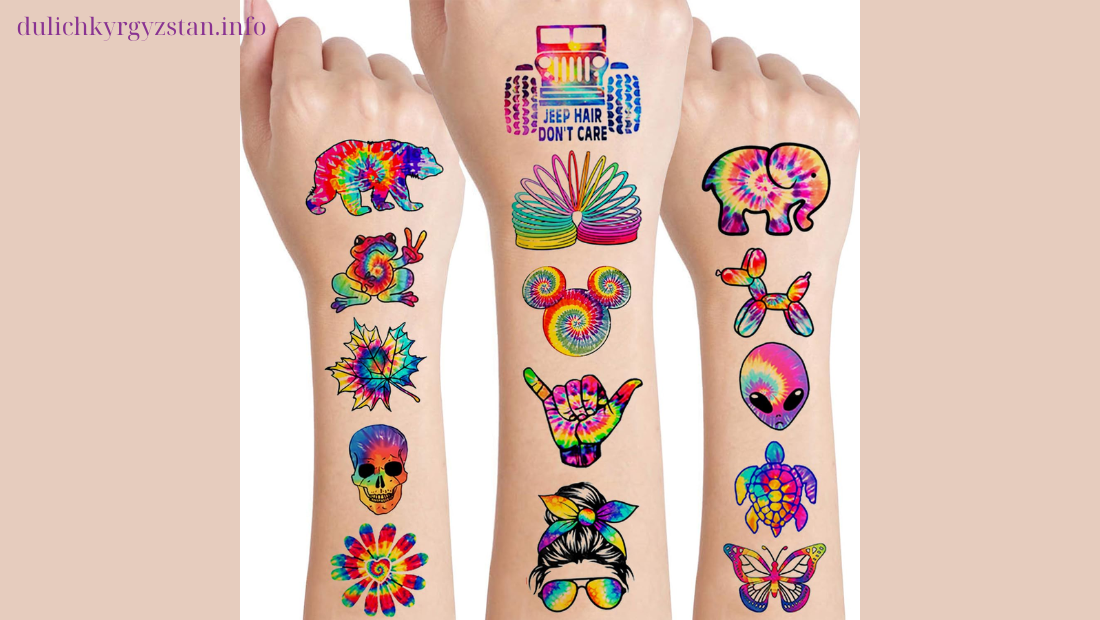 Colorful tattoos for kids